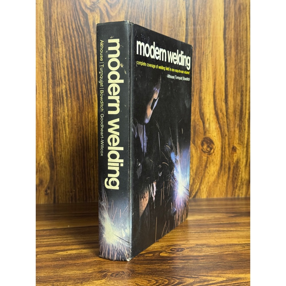 1970 Modern Welding 3rd Ed Althouse Turnquist Hardcover Vintage Textbook